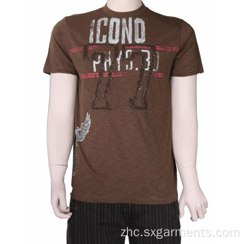 100％棉花男士短袖T恤